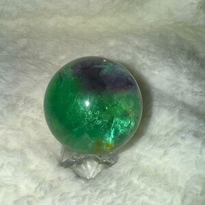 Green fluorite sphere 🍬